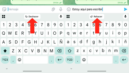 Teclado Google Gboard Deshacer