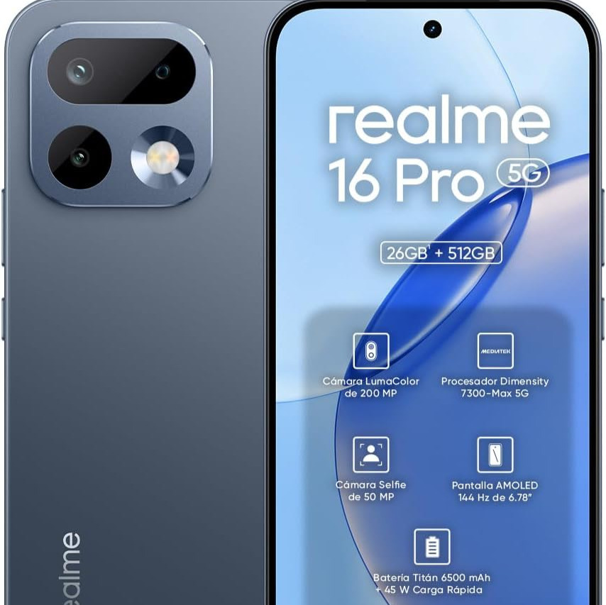 Celular Realme 16 Pro 5g 12gb 512gb