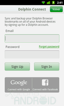 Dolphin Browser HD 7.0, actualización para Android