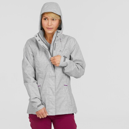 Chaqueta Impermeable Montana Y Trekking Mujer Quechua Mh100
