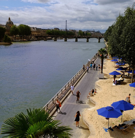 Paris Plage: en París sí hay playa