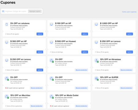 cupones mercado libre