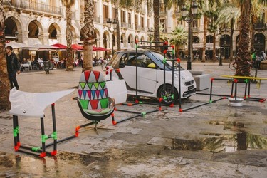 'My Urban Living Room' las instalaciones artísticas de Smart y BoConcept con piezas personalizadas