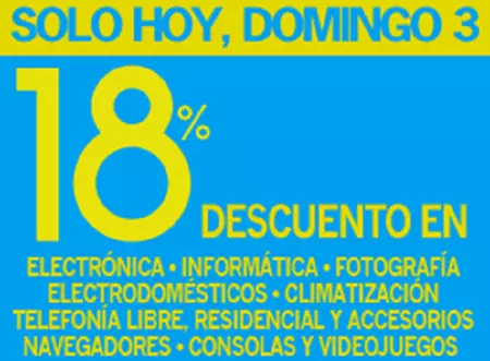 Día sin IVA en El Corte Inglés, pero ¡sólo hoy!