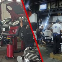 Taller de día, taquería de noche: en México hay un sitio donde lo mismo te arreglan un pinchazo que cenas en un local con estrella Michelin