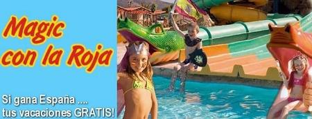 Si España gana el Mundial, las vacaciones te salen gratis en Magic Costablanca