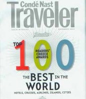 Lo mejor de lo mejor según Condé Nast Traveler