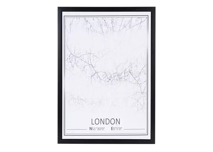 Canva enmarcada London 50 x 70 cm