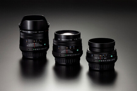 Ricoh renueva tres de sus mejores objetivos de colección: HD Pentax-FA 31mm F1.8 Limited, 43mm F1.9 Limited y 77mm F1.8 Limited