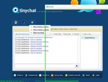 TinyChat, ahora con videoconferencia y compartición de escritorio