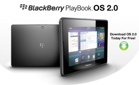 La actualización a BlackBerry PlayBook OS 2.0 ya está disponible
