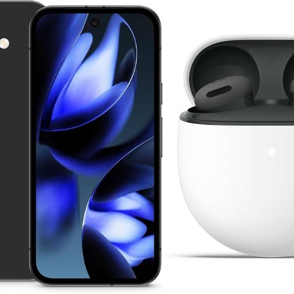 Google Pixel 9a + Pixel Buds 2