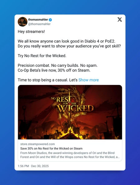 No Rest for the Wicked