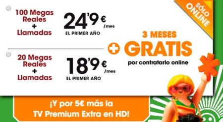 Euskaltel también promociona su conexión de 20 Mbps con tres meses gratis