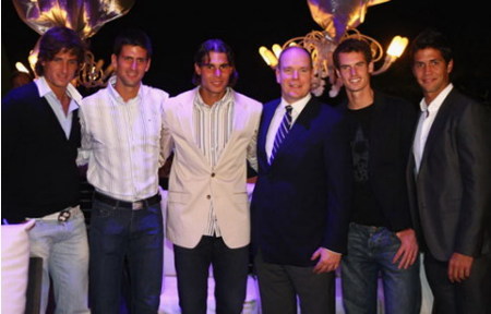 Nadal, Feliciano y Verdasco de fiesta en Mónaco