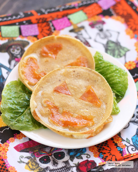 Quesadillas para Halloween. Receta fácil