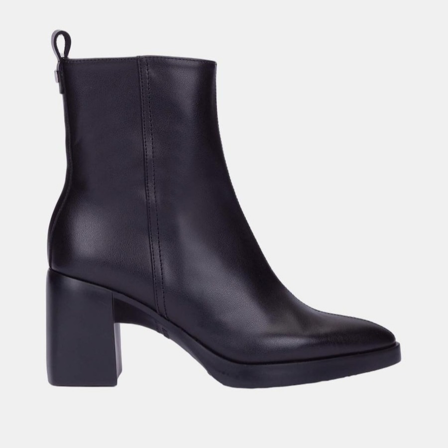 Botines de mujer con plataforma - Wonders - Negro

