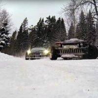 Una nueva batalla drifter en la estepa rusa: Corvette C6 Vs Supra