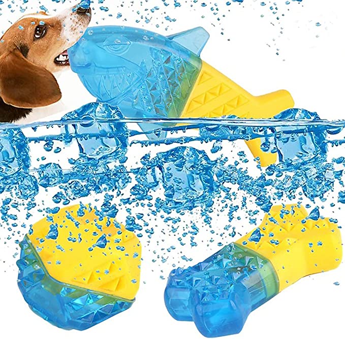 Mordedor de Mascotas,Guador 3 Piezas Mascotas Cachorros Masticar Juguete Congelable Mordedor Juguete Interactivo Perro Limpieza de Dientes de Perro Productos para Mascotas(Tres Formas)