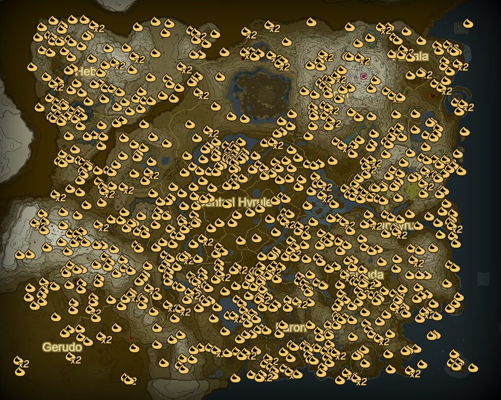 The Legend Of Zelda Tears Of The Kingdom Mapa Interactivo Con Todas 
