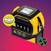 Esta cinta metrica es tan completa que hasta viene con un laser integrado y es recargable: lo mejor es su bajo precio