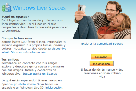 Windows Live Spaces cumple tres años