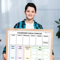 Hay una solución para evitar las mañanas caóticas en la vuelta al cole: un calendario visual que transforma la rutina familiar 