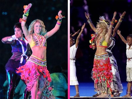 Shakira clausura el Mundial de Fútbol a ritmo de su 'Waka-Waka'