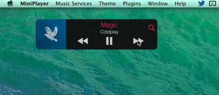 MiniPlayer, versátil reproductor para iTunes, Spotify o Rdio