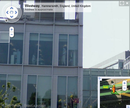 The Stig en Google Maps