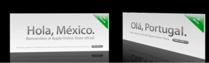 Nuevas Apple Store Online en México y en Portugal