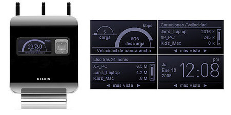 Belkin N1 Vision, un router Wifi diferente
