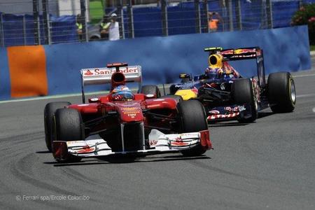 Fernando Alonso en el Gran Premio de Europa de F1 de 2011 en Valencia