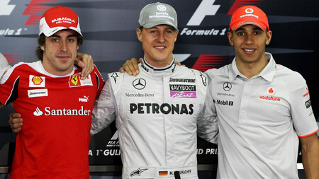 Fernando Alonso, en el podio de los pilotos más ricos de Fórmula 1 junto a Lewis Hamilton y Michael Schumacher