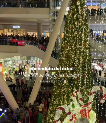 Dónde encontrar los árboles de Navidad de Bob Esponja y Snoopy en CDMX para tomarte muchas fotos