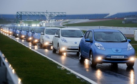225 Nissan Leaf electrifican Silverstone