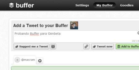 Buffer, o cómo programar tweets a lo largo del día de manera fácil