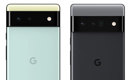 左、Google Pixel 6。右、Pixel 6 Pro
