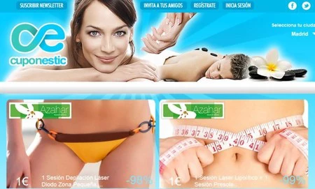 Cuponestic, primer portal español de compra colectiva de cupones de belleza y estética