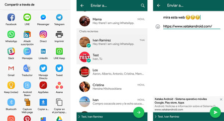 Novedad en WhatsApp Beta para Android: ventana de confirmación antes de enviar un mensaje a varias personas