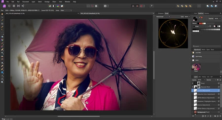 máscaras de color en affinity photo