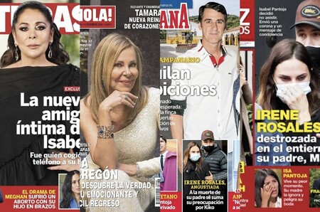 Isabel Pantoja tiene una nueva amiga íntima, Jesulín de Ubrique alquila 'Ambiciones' y Ana Obregón concede su entrevista más difícil: estas son las portadas del miércoles 2 de diciembre