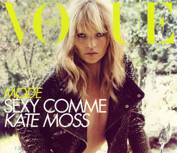 Kate Moss en Vogue París