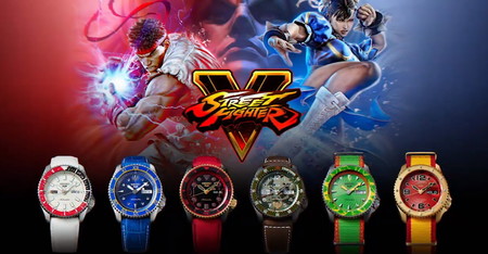 Seiko y Capcom se alían para crear una tirada limitada de relojes de 400 euros sobre Street Fighter V