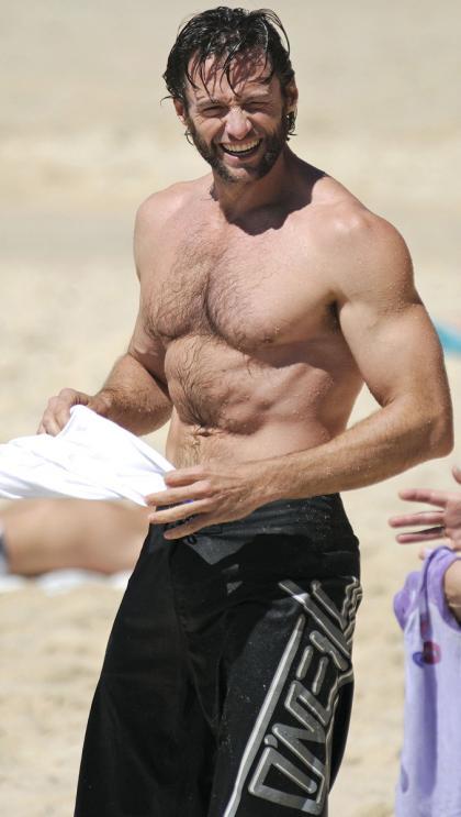 Hugh Jackman en bañador para las damas