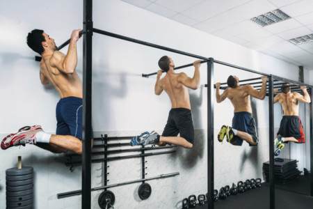 entrenamiento dominadas y flexiones