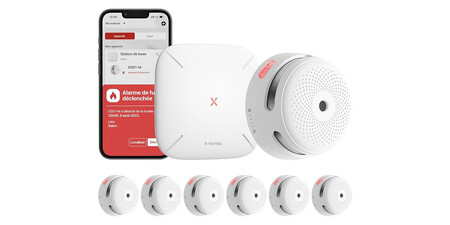 pack de detector de humo X-Sense XS01M con estación Base SBS50