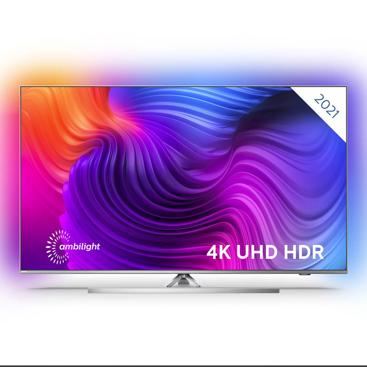 TV LED 108 cm (43") Philips 43PUS8556/12 UHD 4K, Android TV Inteligencia Artificial, HDR10+, Dolby Vision & Dolby Atmos; Ambilight, P5