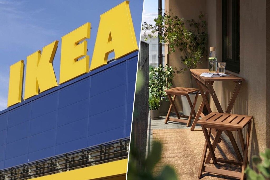 Este set de mesa y sillas de Ikea encaja incluso en los balcones y terrazas pequeños: ideal para disfrutar de la primavera