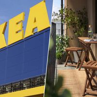Ikea tiene el set de mesa y sillas plegables para poder disfrutar de la primavera en balcones y terrazas pequeños